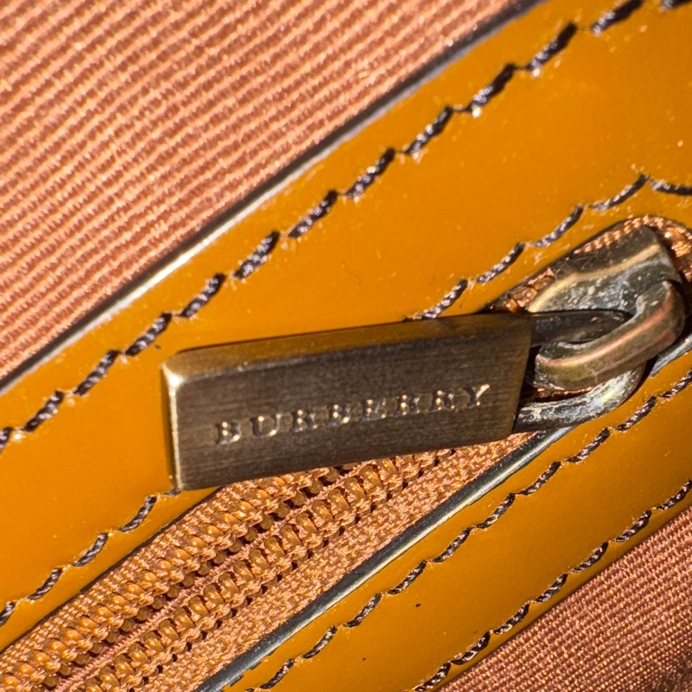 Burberry Plaid Belt/Crossbody Bag - Brown and Black - Picture 6 of 7
